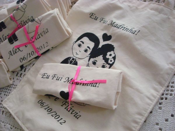 Eco Bag de tecido cru